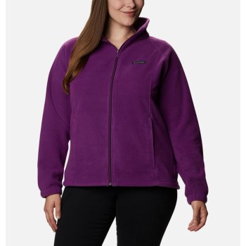 Columbia Jas Dames, Benton Springs Full Zip Plus Size Bruin, 74VPODUKL